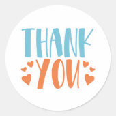 スモールビジネス引用文ステッカー ラウンドシール (正面)