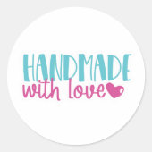 スモールビジネス引用文ステッカー ラウンドシール (正面)