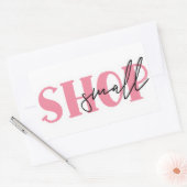 スモールビジネス引用文ステッカー 長方形シール (封筒)