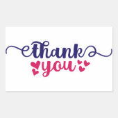 スモールビジネス引用文ステッカー 長方形シール (正面)