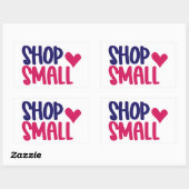 スモールビジネス引用文ステッカー 長方形シール (シート)