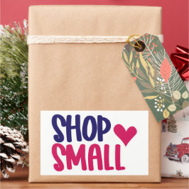 スモールビジネス引用文ステッカー 長方形シール