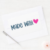 スモールビジネス引用文ステッカー 長方形シール (封筒)