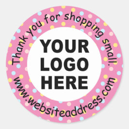 スモールビジネス感謝してい向けユーザー ラウンドシール