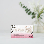 スモールビジネス，ブティック，ショッピングスモール， 名刺 (スタンド正面)