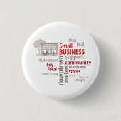 スモールビジネス 缶バッジ (正面)