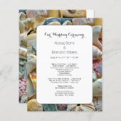 スモールビーチ結婚式シーシェル結婚式 プログラム (正面/裏面)