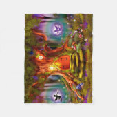 スモールフリースブランケット魔法フェアリーツリー フリースブランケット (正面)