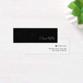 スモールブラックスクリプトスタッドイヤリングディスプレイカード (デスク)