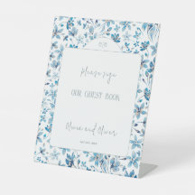 スモールブルーフラワーズゲストブック