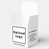 スモールホワイトボックス上のビジネスブランド フェイバーボックス (オープン)