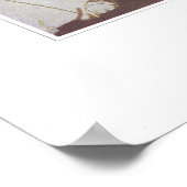 スモールホワイトレディーズスリッパ – カンディウムCypripedium ポスター (角)