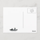 スモールボート魚釣り ポストカード (裏面)