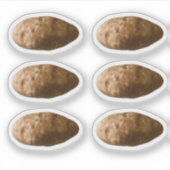 スモールポテトのポテトのカスタムカットステッカー シール (正面)