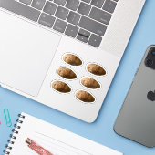スモールポテトのポテトのカスタムカットステッカー シール (ノートパソコンとiPhone)
