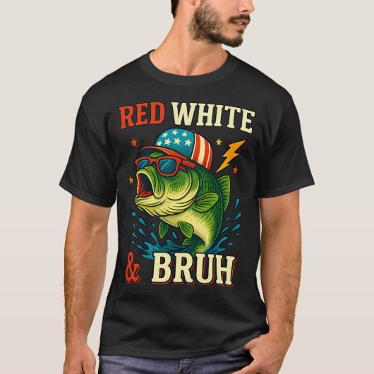 スモールマウスバス Tシャツ (正面)
