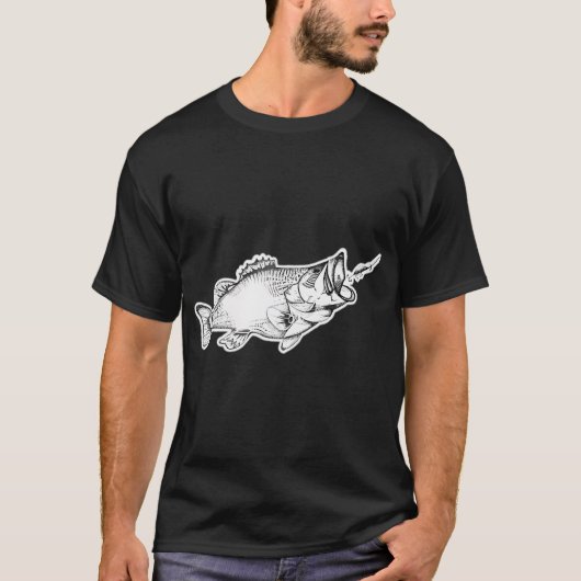 スモールマウスバス Tシャツ (正面)