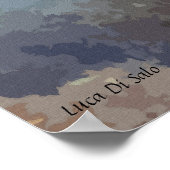 スモールマウス絵画ベース ポスター (角)