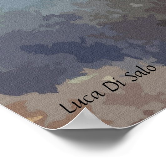 スモールマウス絵画ベース ポスター (角)