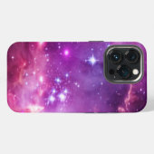 スモールマゼラン雲の紫色の色合い iPhoneケース (裏面横)