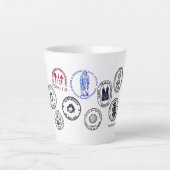 スモールラテマグサンジェームズウェイ カフェラテマグ (正面)