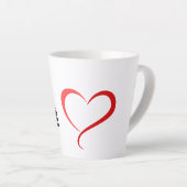 スモールラテマグ新しい2023到着 カフェラテマグ (右アングル)