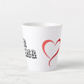 スモールラテマグ新しい2023到着 カフェラテマグ (正面)