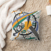 スモールワールドIV、抽象芸術、ワッシリー・カンディンスキー クッション (ブランケット)