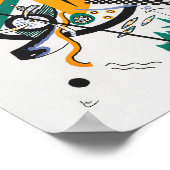 スモールワールドIV、抽象芸術、ワッシリー・カンディンスキー ポスター (角)