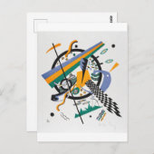 スモールワールドIV、抽象芸術、ワッシリー・カンディンスキー ポストカード (正面/裏面)