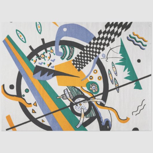 スモールワールドIV、抽象芸術、ワッシリー・カンディンスキー 薄葉紙 (正面)