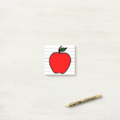 スモール先生のApple School Post It Notesギフト ポストイット (デスク上)