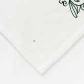 スモール抽象芸術アート「拡大するマルチバース」 フリースブランケット (角)