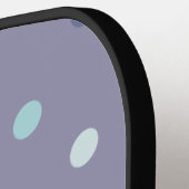 スモール水玉模様ピックボールパドルテンプレート ピックルボールラケット (左詳細)