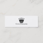 スモール無地のティール(緑がかった色)会社のロ伝統的ゴカスタム スキニー名刺 (裏面)