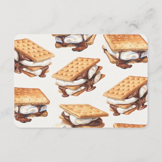 スモール秋焚き火屋外ベビー挿入用ブック エンクロージャーカード (裏面)