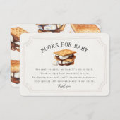 スモール秋焚き火屋外ベビー挿入用ブック エンクロージャーカード (正面/裏面)