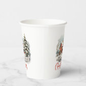 スモール素朴タウンクリスマス 紙コップ (右)
