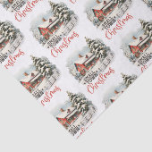 スモール素朴タウンクリスマス 薄葉紙 (詳細)