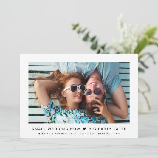 スモール結婚ズの現在の大きなパーティーの後の写真 (スタンド正面)