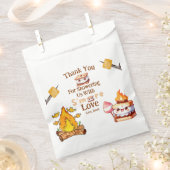 スモール赤ちゃんシャワーありがとう好意バッグSmore フェイバーバッグ (クリップ留めされた状態)