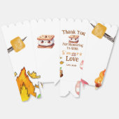 スモール赤ちゃんシャワーありがとう好意バッグSmore フェイバーボックス (見開き)