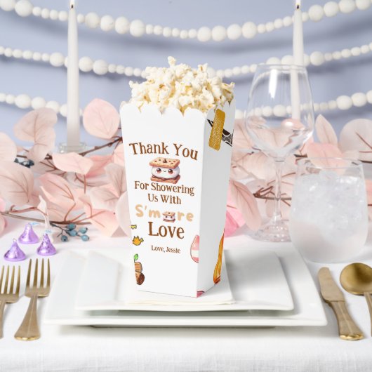 スモール赤ちゃんシャワーありがとう好意バッグSmore フェイバーボックス (ウェディング)