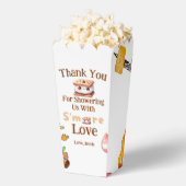 スモール赤ちゃんシャワーありがとう好意バッグSmore フェイバーボックス (はじけた状態)