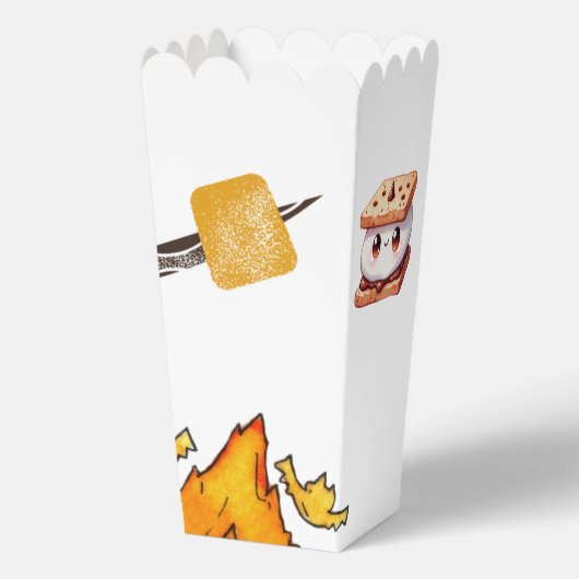 スモール赤ちゃんシャワーありがとう好意バッグSmore フェイバーボックス (裏面)