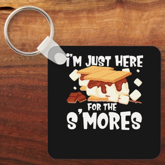 スモール・キャンプファイアのモーレス・キャンプに来たばかりだ キーホルダー (正面)