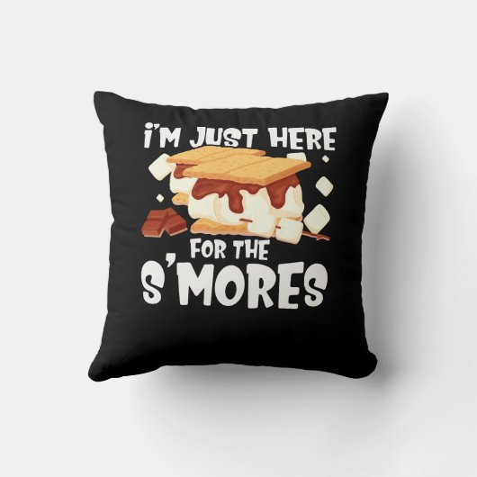 スモール・キャンプファイアのモーレス・キャンプに来たばかりだ クッション (裏面)