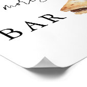 スモール・ビュッフェ自分のモアのバーサインを作る ポスター (角)