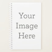 スモール(13.97cm x 21.59cm), ハード カバー, ホワイト リングプランナー手帳 (正面)