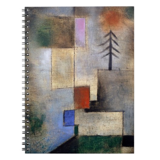 スモールfir写真(1922)by paul klee ノートブック (正面)